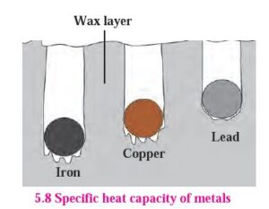specific heat capacity of metal